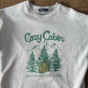 Kiel James Patrick Gray Cozy Cabin Sweatshirt
